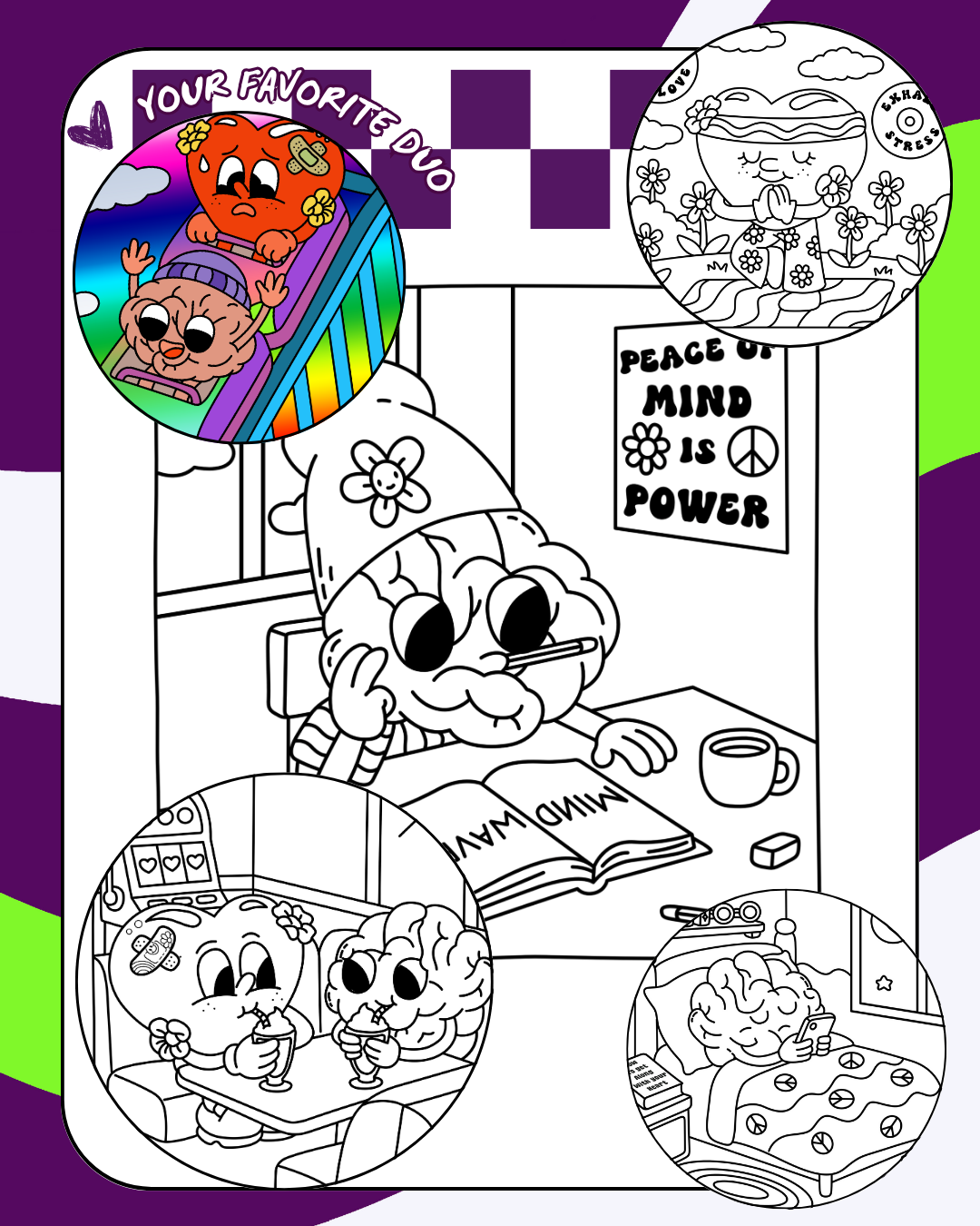 Groovy Mind & Heart Daily Routines. Interior